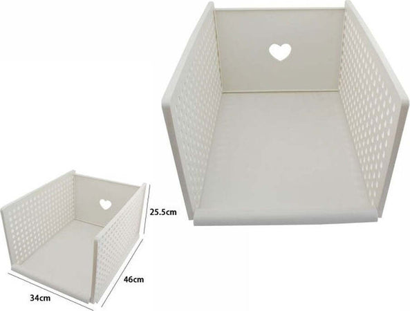 Cestino Portaoggetti Organizer Rettangolare Cesto Portatutto Scatola 34x46x25.5 Casa e cucina/Organizzazione interni/Contenitori ceste e cestini/Cestini portaoggetti/Cestini da scaffale Trade Shop italia - Napoli, Commerciovirtuoso.it