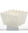 Cestino Portatutto Oggetti Cesto Multiuso Plastica Quadrato 18.2x18.2x11cm 79474