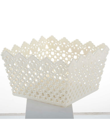 Cestino Quadrato Porta Tutto Oggetti Multiuso In Plastica 21.5x21.5x13 Cm 79475