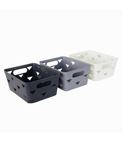 Cesto Cestino Porta Tutto Oggetti Organizzatore Rettangolare 28.5x21x9 Cm 10715