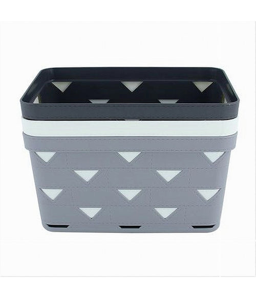 Cesto Cestino Porta Tutto Oggetti Organizzatore Rettangolare 30x21.5x16 Cm 10719