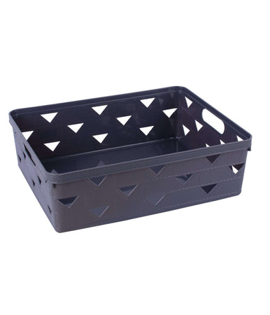 Cesto Cestino Porta Tutto Oggetti Organizzatore Rettangolare 33x25.6x11 Cm 10716