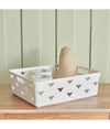 Cesto Cestino Porta Tutto Oggetti Organizzatore Rettangolare 33x25.6x11 Cm 10716