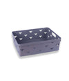 Cesto Cestino Porta Tutto Oggetti Organizzatore Rettangolare 33x25.6x11 Cm 10716