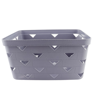 Cesto Cestino Portatutto Oggetti Organizzatore Rettangolare 34x24.6x17.8cm 10720