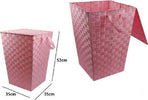 Cesto-Cestino-Portatutto-Portaoggetti-Bagno-Casa-Coperchio-35-X-52-Cm-79107-Rosa