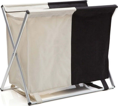 Cesto Contenitore Porta Biancheria Bucato 2 Scomparti Panni Sporchi Bagno Casa e cucina/Organizzazione interni/Organizzazione lavanderia/Ceste per la biancheria Trade Shop italia - Napoli, Commerciovirtuoso.it