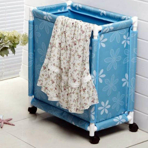 Cesto Contenitore Porta Biancheria Bucato Con Rotelle Panni Sporchi Bagno Casa e cucina/Organizzazione interni/Organizzazione lavanderia/Ceste per la biancheria Trade Shop italia - Napoli, Commerciovirtuoso.it