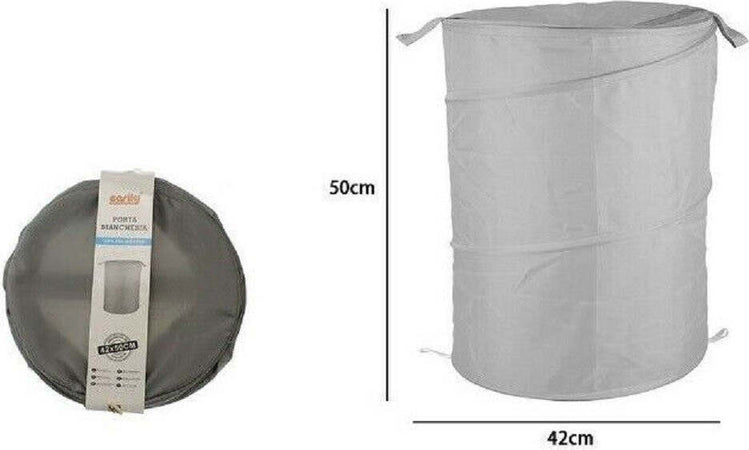 Cesto Contenitore Porta Biancheria Bucato Giochi Pieghevole 42x50cm Grigio 79855 Casa, arredamento e bricolage > Pulizia e Bucato > Bucato e Stiratura Trade Shop italia - Napoli, Commerciovirtuoso.it
