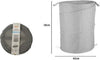 Cesto-Contenitore-Porta-Biancheria-Bucato-Giochi-Pieghevole-42x50cm-Grigio-79855