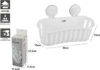 Cesto-Contenitore-Porta-Oggetti-A-Ventosa-Bianco-Accessori-Bagno-30x10cm-59553