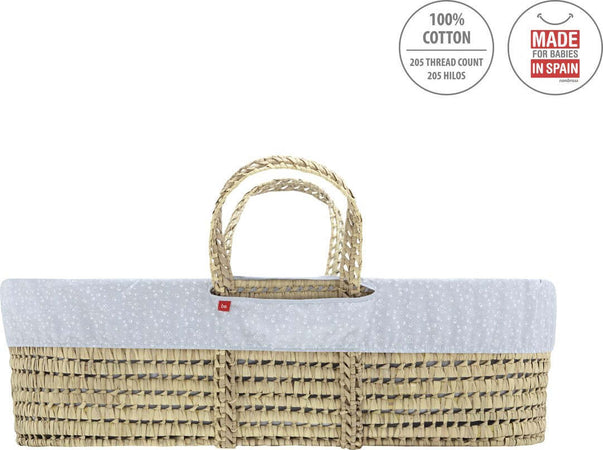 Cesto Di Mosê Une Be Ocean Grigio 39X80X25 Cm Casa e cucina/Arredamento/Cameretta bambini/Lettini per neonati e bambini/Culle/Culla da trasporto La Casa Del Bebè - Napoli, Commerciovirtuoso.it