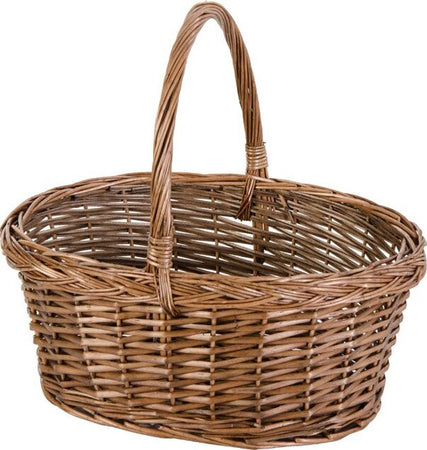 Cesto di vimini resistente per raccolta funghi con manico Giardino e giardinaggio/Giardinaggio/Carrelli contenitori e vagoni/Sacchi per i rifiuti La Zappa - Altamura, Commerciovirtuoso.it