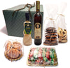 Cesto Natalizio prodotti Artigianali Tipici Calabresi Sweet Box Torroni, Sammartine, Amaretti, Crema di liquore e Passito Confezione idea regalo per il Natale Antonio Lizzi