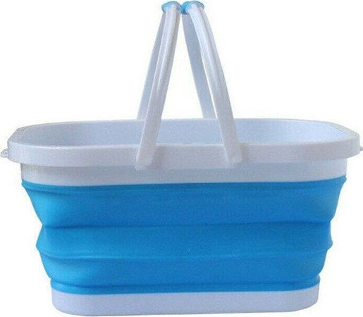 Cesto Pieghevole In Silicone Multiuso Bagno Cucina Pic Nic Alimenti 38x27x19cm Casa, arredamento e bricolage > Cucina > Accessori cucina Trade Shop italia - Napoli, Commerciovirtuoso.it
