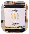 Cesto Porta Biancheria Per Vestiti Sporchi Pieghevole Free Spirit 35x45 Cm 10474