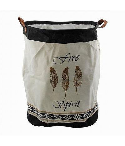 Cesto Porta Biancheria Per Vestiti Sporchi Pieghevole Free Spirit 40x50cm 10475