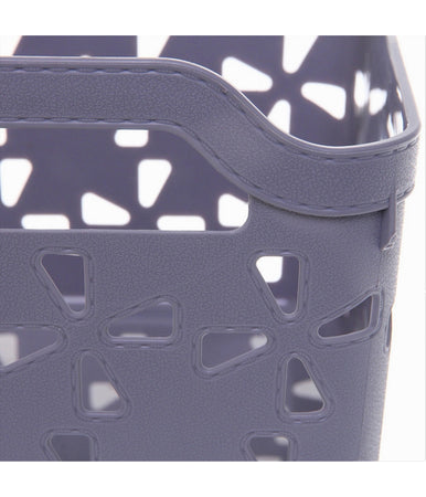 Cesto Porta Oggetti Cestino Porta Tutto Con Maniglie 26x17x17 Cm Assortiti 10725