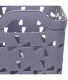 Cesto Porta Oggetti Cestino Porta Tutto Con Maniglie 31x21x21 Cm Assortiti 10726
