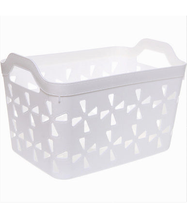 Cesto Porta Oggetti Cestino Porta Tutto Con Maniglie 31x21x21 Cm Assortiti 10726
