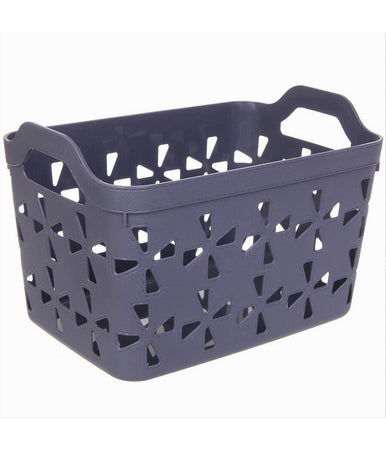 Cesto Porta Oggetti Cestino Porta Tutto Con Maniglie 31x21x21 Cm Assortiti 10726