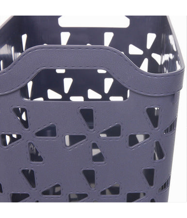 Cesto Porta Oggetti Cestino Porta Tutto Con Maniglie 31x21x21 Cm Assortiti 10726