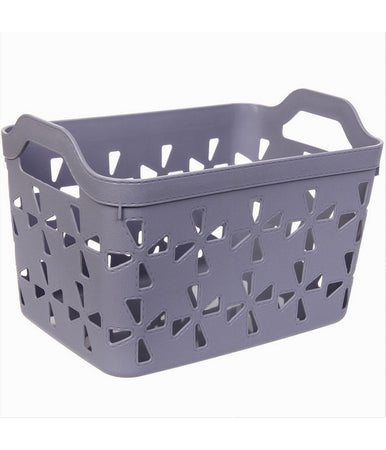 Cesto Porta Oggetti Cestino Porta Tutto Con Maniglie 31x21x21 Cm Assortiti 10726