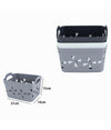 Cesto Portaoggetti Cestino Porta Tutto Con Maniglie 21x15x14cm Assortiti 10724
