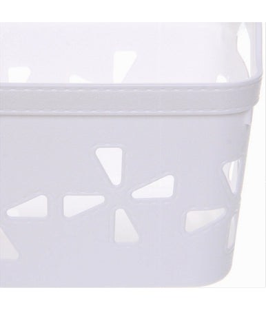 Cesto Portaoggetti Cestino Porta Tutto Con Maniglie 21x15x14cm Assortiti 10724