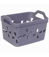Cesto Portaoggetti Cestino Porta Tutto Con Maniglie 21x15x14cm Assortiti 10724