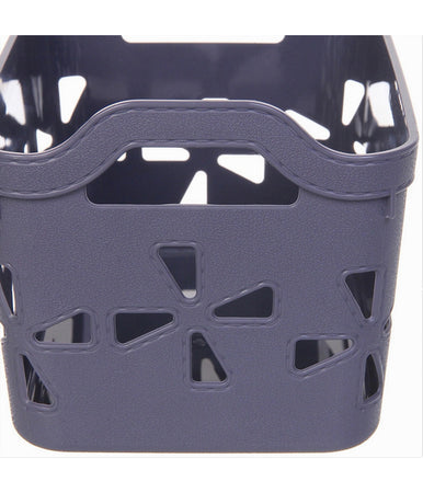 Cesto Portaoggetti Cestino Porta Tutto Con Maniglie 21x15x14cm Assortiti 10724