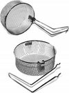 CESTO RETE IN ACCIAIO 18CM TONDO PADELLA PER FRIGGITRICE CON MANICO PER FRITTURA Casa e cucina/Elettrodomestici per la cucina/Friggitrici Trade Shop italia - Napoli, Commerciovirtuoso.it