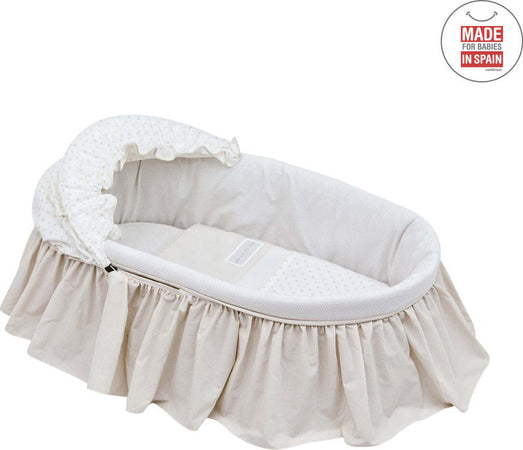 Cestone Con Capotta Une Star Beige 39X80X25 Cm Casa e cucina/Arredamento/Cameretta bambini/Lettini per neonati e bambini/Culle/Culla da trasporto La Casa Del Bebè - Napoli, Commerciovirtuoso.it