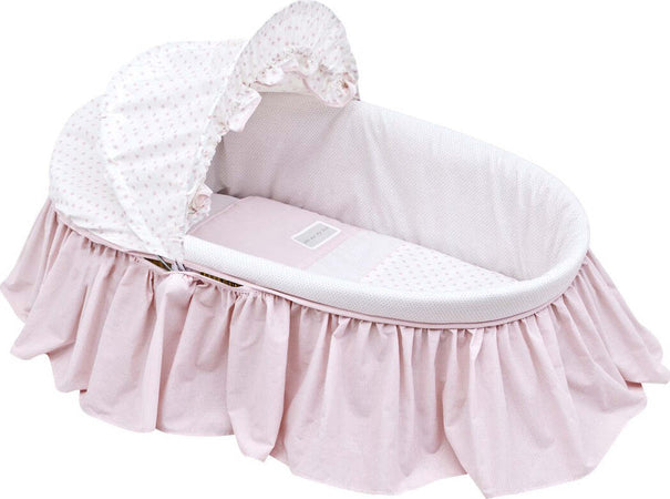 Cestone Con Capotta Une Star Rosa 39X80X25 Cm Casa e cucina/Arredamento/Cameretta bambini/Lettini per neonati e bambini/Culle/Culla da trasporto La Casa Del Bebè - Napoli, Commerciovirtuoso.it