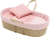 Cestone Palma Foderato Une Forest Rosa 39X80X25 Cm Casa e cucina/Arredamento/Cameretta bambini/Lettini per neonati e bambini/Culle/Culla da trasporto La Casa Del Bebè - Napoli, Commerciovirtuoso.it