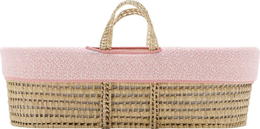 Cestone Palma Foderato Une Forest Rosa 39X80X25 Cm Casa e cucina/Arredamento/Cameretta bambini/Lettini per neonati e bambini/Culle/Culla da trasporto La Casa Del Bebè - Napoli, Commerciovirtuoso.it