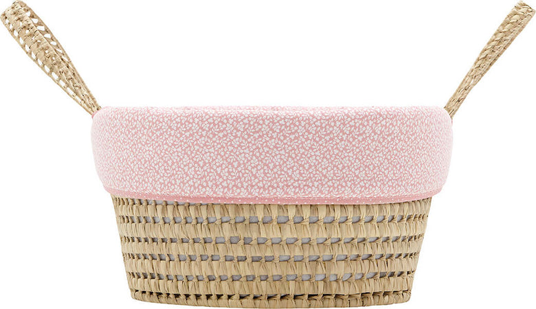 Cestone Palma Foderato Une Forest Rosa 39X80X25 Cm Casa e cucina/Arredamento/Cameretta bambini/Lettini per neonati e bambini/Culle/Culla da trasporto La Casa Del Bebè - Napoli, Commerciovirtuoso.it
