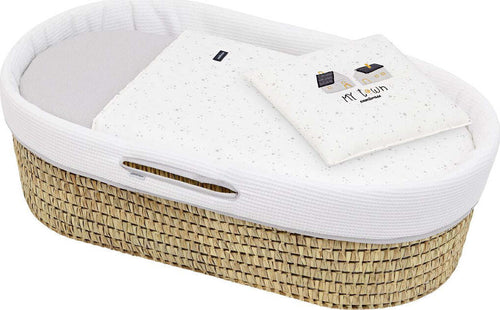 Cestone Palma Foderato Une Sky Grigio 39X80X25 Cm Casa e cucina/Arredamento/Cameretta bambini/Lettini per neonati e bambini/Culle/Culla da trasporto La Casa Del Bebè - Napoli, Commerciovirtuoso.it