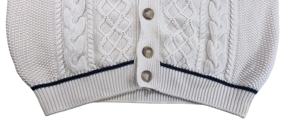 Cardigan Uomo Ballantyne Jaquard - Eleganza Italiana in Maglia Premium