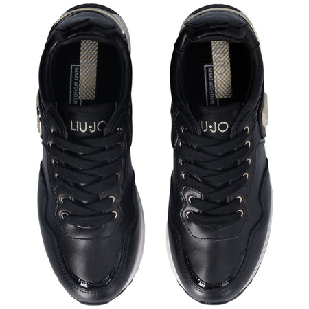 LIU JO sneakers nere in pelle MAXI WONDER