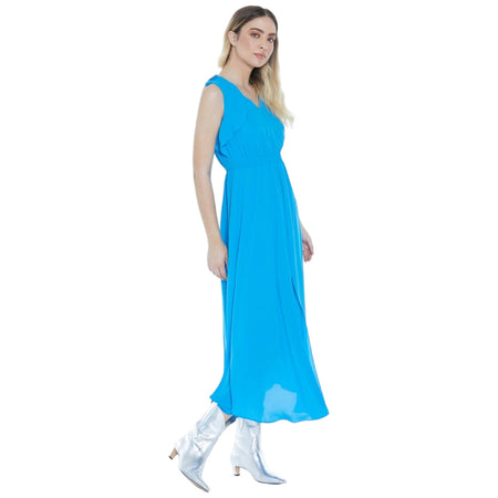 Relish vestito lungo turchese Misan