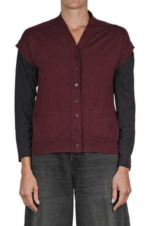 ALPHA STUDIO - Gilet - 461199 - Bordeaux da donna