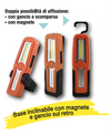 Torcia magnetica con gancio, ricaricabile con Power Bank per meccanici
