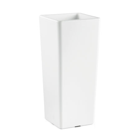Vaso Cache-Pot Clou Quadrato H85cm Bianco