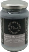 CHALKY-LOOK-FLEUR---DESIGNER'S-PAINT-COLORE-METALLIZATO-ASTON-SILVER-330ML