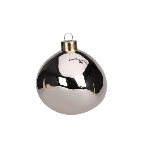 Palline per albero di Natale in vetro color champagne decorazioni natalizie