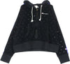 CHAMPION-Felpa-Cappuccio-Donna-Hooded-Sweatshirt-Black-da-donna