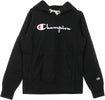 CHAMPION-Felpa-Cappuccio-Donna-Hooded-Sweatshirt-Black-da-donna