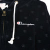 CHAMPION-Felpa-Cappuccio-Donna-Hooded-Sweatshirt-Black-da-donna