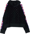 CHAMPION-Felpa-Cappuccio-Donna-Hooded-Sweatshirt-Black-da-donna